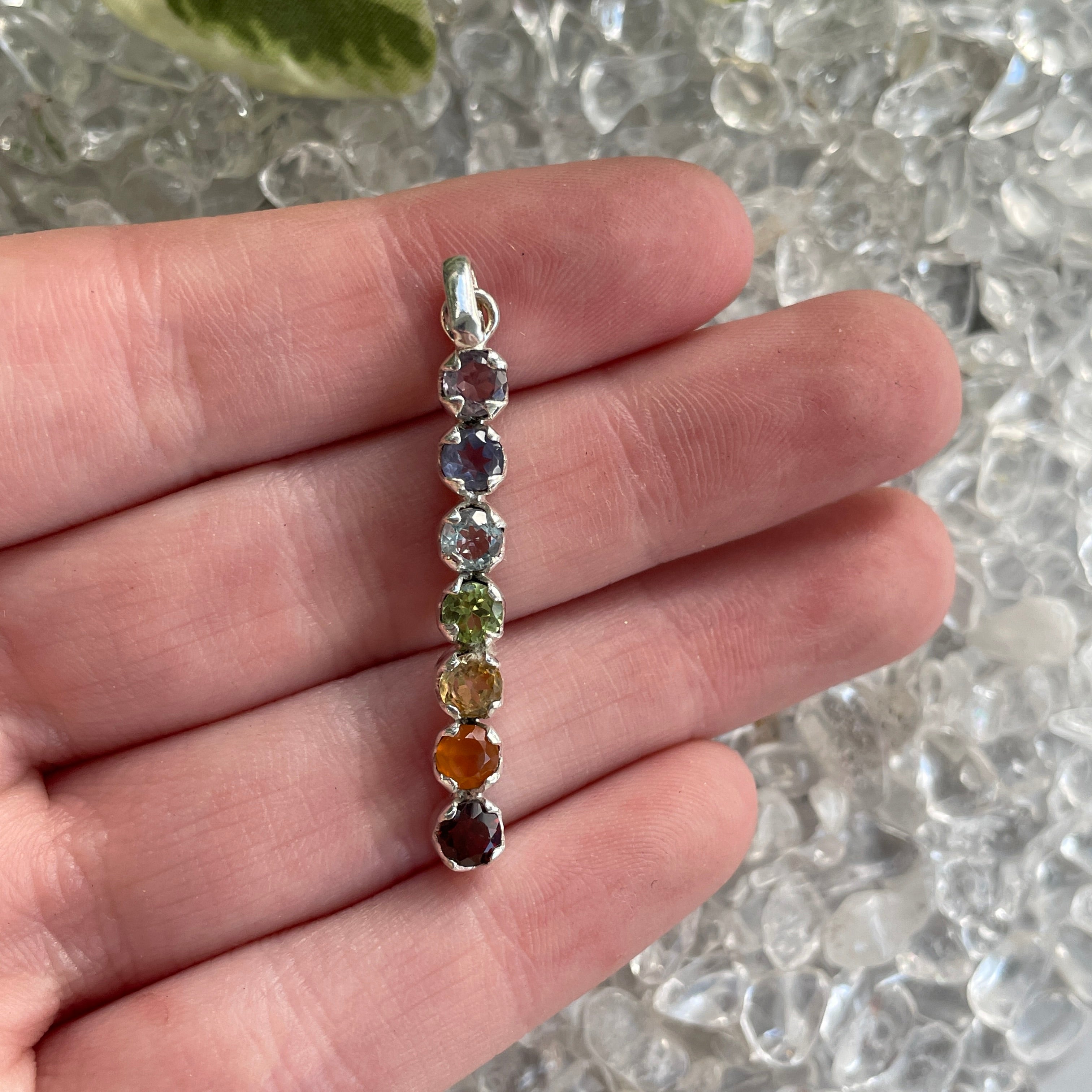 Sterling Silver Pendant - Chakra - Straight SM Sterling Silver Pendant - Chakra - Straight SM